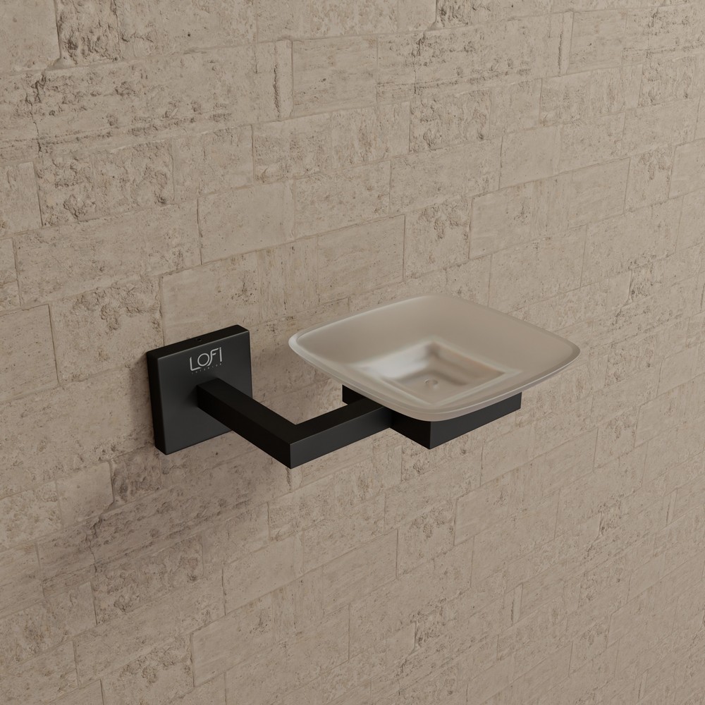 LI-211 GLASS SOAPDISH